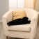 Soft toy "cat", 70 cm, black color