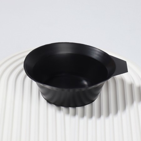 Staining bowl, d = 12 cm, black color