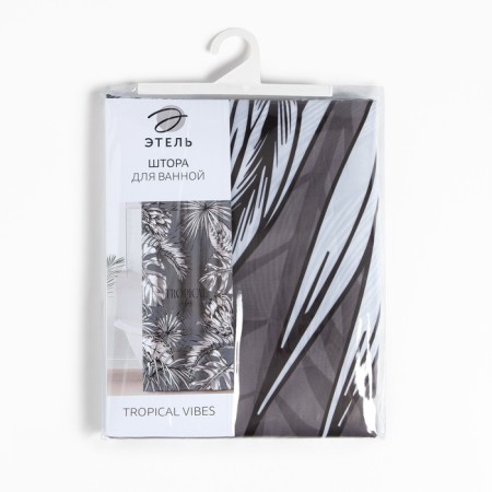 The bathroom curtain "Tropical Vibes", 145 × 180 cm-6