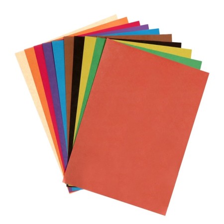 Color paper A5, 10 sheets, 10 colors "Tigerok in the folder", magical (gold+silver), newspaper, bilateral, in the folder-2