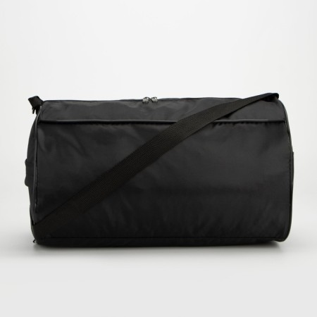 Children's sports bag for a boy with a zipper, external pocket, black color-3