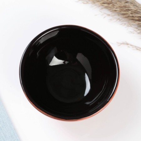 Borisovskaya socket 0.15l / 9x5cm, orange strip-1