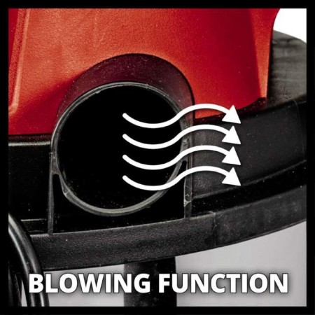 Construction vacuum cleaner Einhell TC-VC 1815 S, 1250 W, stainless steel 15 l, 1.5 m, d = 36 mm-4