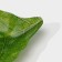 Glass Serving shares "Leaf", 31 × 19 cm, green color