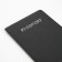 Passport cover, dark gray color