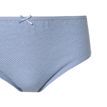 Panties female slips "peas", blue color, size 52-1