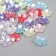 Beads for creativity plastic "Flower" color pearl set 50 pcs 1.5x1.5x0.4 cm