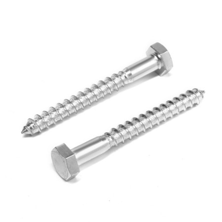 Tundra bolt, capercaillie, plumbing, Din571, M10x90 mm, 4.8 - 5 kg