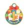 Medal "September 1" Glitter, balls, 11x9.0 cm