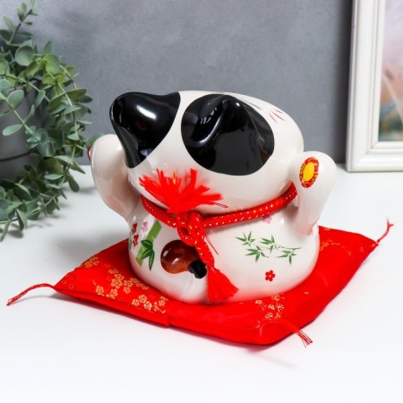 Souvenir stand ceramics "manei-nako with a sweatshirt" 22x17.5x18 cm-3