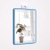 Desktop mirror - suspended, mirror surface 13.5 × 18.5 cm, color mix