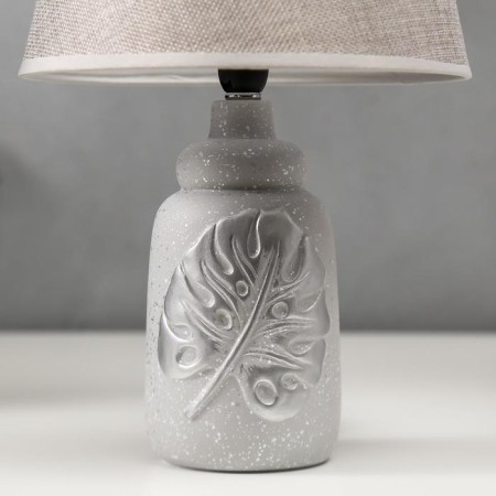 Table lamp 16238/1GR E14 40W gray-silver 22x22x34 cm Risalux-4