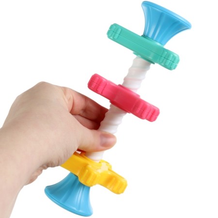 Developing toy Pyramid "Twist me" with gears, rattle, crumb I-2
