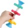 Developing toy Pyramid "Twist me" with gears, rattle, crumb I