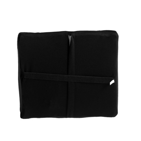 Orthopedic pillow on the back of the seat with a vibricier 12 in-2
