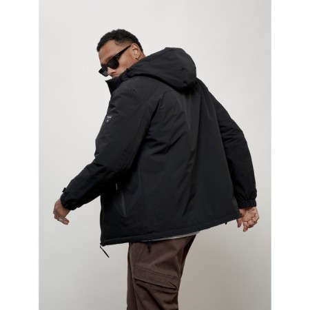 Male spring jacket, size 48, black color-6