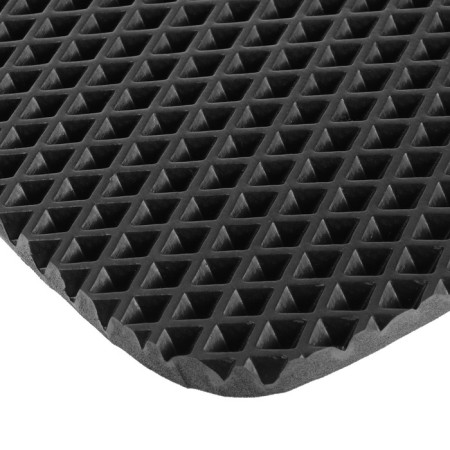 EVA carriers of car, universal, l (medium size), without edging, black, set-3