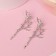 Invisibility for hair "Liberty" (set 2 pcs) branches, 6 cm, silver