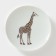 Porcelain plate "Safari. Giraffe ", d = 20 cm