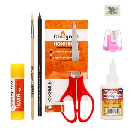 Labor folder A4, 335x260x60, PVC textiles, with handles, with a filling of 13 objects, calligrata, PTR-111, "Panda"-15