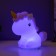 Non-Meshsh "Antistress Unicorn" LED white-violet 18x10x16 cm