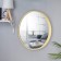 Mirror "matte gold", wall -mounted, 40 × 4 cm