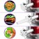 Mixer KitFort KT-1367, Planetarny, 1200 W, 6 l, 6 speeds, red-silver