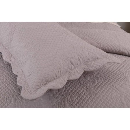 A set with a blanket "Barbara", size 230x250 cm, 50x70 cm - 2 pcs, color of coffee-2