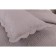 A set with a blanket "Barbara", size 230x250 cm, 50x70 cm - 2 pcs, color of coffee