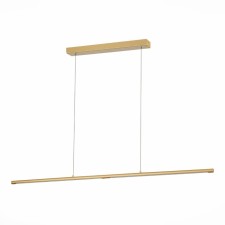Suspension lamp ST LUCE. SL1580.203.01. Ralio. 1x22 W, LED, 3200K, 1716 LM, 8x122 cm, matte gold color