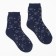Women's socks "Snowflakes", dark blue color, size 23-25