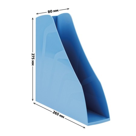 Paper tray Vertical Istanm Vector, blue-blue, width 80mm-2