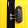 Small suitcase 18 ", lightning department, 4 wheels, yellow color