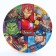 A set of paper utensils, on 6 people "Happy Birthday!", Avengers