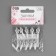 Automatic lock for a secret lightning, No. 3, 10 pcs, white color