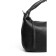 Sobo bag female, genuine leather, Ludor black, 30x10x18 cm