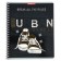 Notebook of 48 sheets in the cage on the crest "sneakers", cover shaking cardboard, UV-keys, mix
