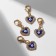 Charm "Eye" in the heart, color in gold
