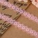 Capricon lace, 15 mm × 10 ± 1 m, pink color
