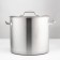 Boiler, 30 l, d = 35 cm, h = 32 cm, metal cover, triple bottom, induction, stainless steel