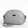 Bag Women's Cross-Bodi with a zipper, gray color