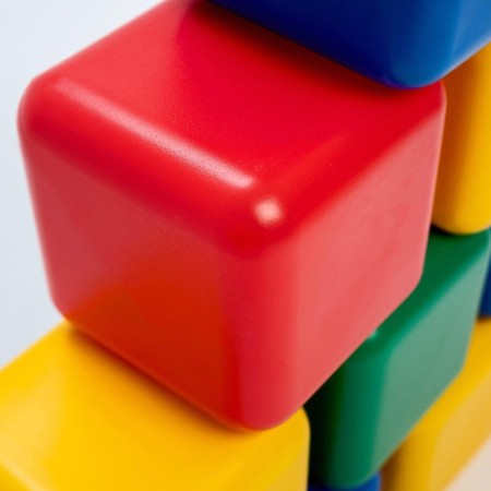 A set of colored cubes, 10 pieces 12 × 12 cm-7