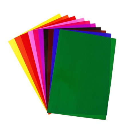 Color Self-adhesive A4 10 flowers 10 sheets "Kalyak-Malyak", coated, in the folder-1