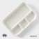 Menzhitsa Porcelain 4 Magistro cells "Blanche", 31 × 21 × 3.5 cm, white color