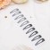 Invisible hair "Astoria" (set 10 pcs) 5 cm, black and white peas