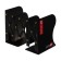 Book stand sloping "Style", 3 departments, metal, mix