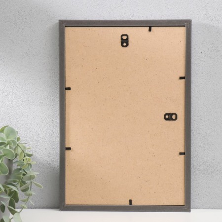 Photo frame Plastic "Mira" 20x30 cm, 636421-8, silver (plastic screen)-2