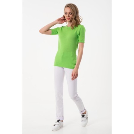 Female jumper, size 42, green color-5