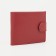 Women's wallet on the button, red color