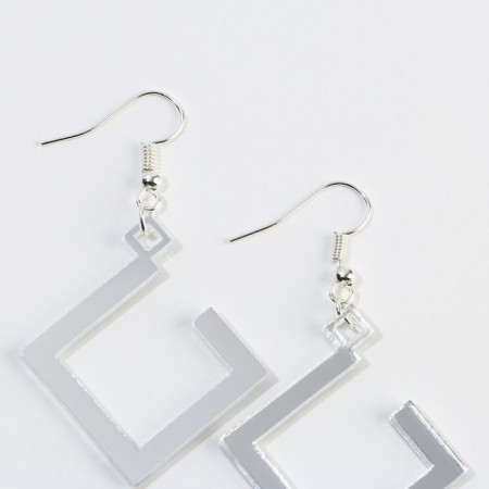 Earrings "everything will perform the new year" 3 x 1.5 cm-4
